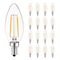 Luxrite B11 LED Light Bulbs 4W (40W Equivalent) 400LM 3000K Soft White Dimmable E12 Candelabra Base 16-Pack LR21574-16PK - alternate 1